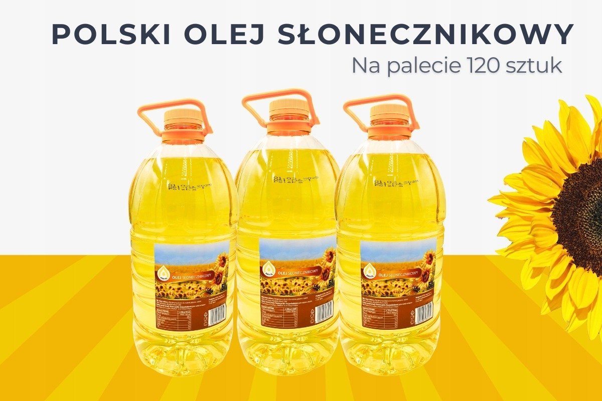 Olej słonecznikowy TGE 5 litrów