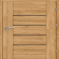 Drzwi wewnętrzne - Drzwi wewnętrzne pokojowe Vinci Nero dąb burgund 70 prawe Artens 5905996605022 - miniaturka - grafika 1