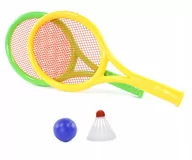 Badminton - Zestaw Do Gry Badminton Dziecięcy Rakietki Paletki - miniaturka - grafika 1