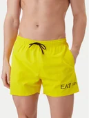 Kąpielówki męskie - EA7 Emporio Armani Szorty kąpielowe 7M002000 AF13049 M2047 Żółty Regular Fit - miniaturka - grafika 1