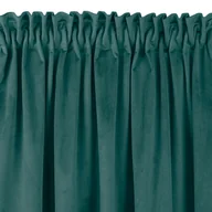 Zasłony - Zasłona VILA kolor morski styl klasyczny taśma smok transparentna 5 cm z grzywką 3 cm velvet 530x245 homede - CURT/HOM/VILA/VELV - miniaturka - grafika 1