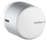 Systemy inteligentnych domów - Tedee GO TLV2.0A srebrny z białym przyciskiem - miniaturka - grafika 1