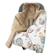 Otulacze - KOCYK DO FOTELIKA NOSIDEŁKA WÓZKA OTULACZ Kerstin - miniaturka - grafika 1