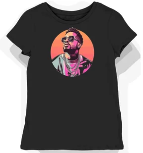 Koszulka damska czarna z nadrukiem Big Sean hip-hop XS - Koszulki i topy damskie - miniaturka - grafika 1