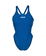 Stroje kąpielowe - ARENA Damski kostium kąpielowy Swim Tech Open Back MaxLife One Piece Solid Team, królewski niebieski, 164 - miniaturka - grafika 1