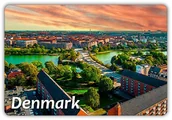 Magnesy - DANIA - Kopenhaga - Panorama - Copenhagen - Magnes na lodówkę - miniaturka - grafika 1