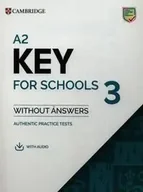 Książki obcojęzyczne do nauki języków - A2 Key for Schools 3 Student`s Book without Answers with Digital Pack - miniaturka - grafika 1