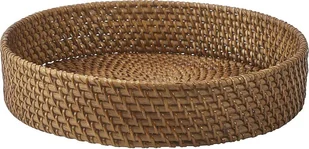 Taca dekoracyjna Cino okrągła jasnobrązowa - Biżuteria - akcesoria - miniaturka - grafika 1