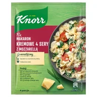 Dania w proszku - Knorr Makaron 4 sery z mozzarellą - miniaturka - grafika 1