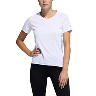 Koszulki i topy damskie - Koszulka damska adidas  25/7 Rise Up N Run Parley white L - miniaturka - grafika 1