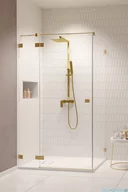 Kabiny prysznicowe - Radaway Essenza Pro Brushed Gold Kdj kabina 80x120 cm lewa szczotkowane złoto 10097080-99-01L/10098120-01-01 - miniaturka - grafika 1