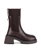 Botki damskie - Gino Rossi Sztyblety AMI-01W4-002 Brązowy - miniaturka - grafika 1