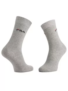 Fila Zestaw 3 par wysokich skarpet unisex F9630 Szary - Skarpetki męskie - miniaturka - grafika 1