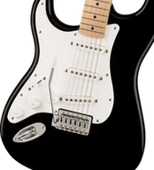 Gitary elektryczne - Squier Sonic Stratocaster Left-Handed Maple Fingerboard White Pickguard Black - miniaturka - grafika 1