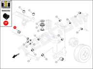 Układ zawieszenia - akcesoria - Poduszka stabilizatora TEDGUM 00505392 0444161 00505392 - miniaturka - grafika 1