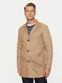 Płaszcze męskie - Jack&Jones Płaszcz przejściowy 12259805 Brązowy Regular Fit - miniaturka - grafika 1