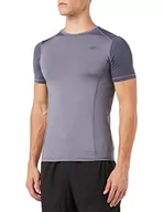 Koszulki męskie - 4F Męski T-shirt funkcyjny Tsmf010 koszulka FNK, szary, S, szary, S - miniaturka - grafika 1