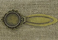 Zakładki indeksujące - [171140] Zakładka do książki na kaboszon 20mm brąz - miniaturka - grafika 1