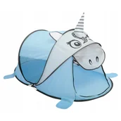 Namioty i tipi dla dzieci - SAMOROZKŁADAJĄCY SIĘ NAMIOT PLAŻOWY DLA DZIECI JEDNOROŻEC NIEBIESKI - miniaturka - grafika 1