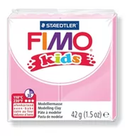 Akcesoria rzeźbiarskie - Staedtler Masa termoutwardzalna FIMO Kids 42g jasnoróżowy AA026STD - miniaturka - grafika 1