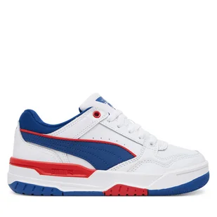 Sneakersy Puma Rebound Retro Jr 401564 03 Biały - Buty dla chłopców - miniaturka - grafika 1