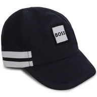 Czapki dla dzieci - Czapka z daszkiem Boss J91138 Navy 849 - miniaturka - grafika 1