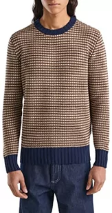 United Colors of Benetton Sweter męski, ciemnoniebieski 616, XXL - Swetry męskie - miniaturka - grafika 1