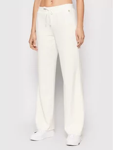 Guess Spodnie dresowe G-Charm W1BQ12 K9DT1 Biały Relaxed Fit - Spodnie sportowe damskie - miniaturka - grafika 1