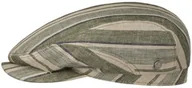 Czapki męskie - Kaszkiet Lniany Chesterton by Lierys, beżowo-zielony, XL (60-61 cm) - miniaturka - grafika 1