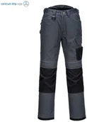 Odzież robocza - PORTWEST T601 SPODNIE ROBOCZE PW3; SZARY/CZARNY - miniaturka - grafika 1