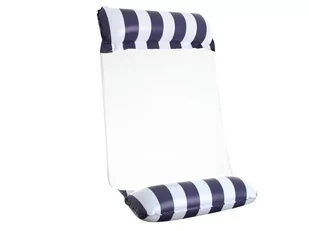Materac dmuchany fotel krzesło do pływania 120x70cm granatowy - Materace dmuchane i koła do pływania - miniaturka - grafika 1