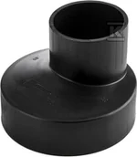 Łączniki, trójniki, kształtki - Redukcja PEHD 90x63mm S12.5 ekscentryczna, kolor czarny, QS (Quick Stream) - miniaturka - grafika 1