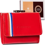 Portfele - Peterson Mały, Skórzany Portfel Damski Z Systemem Rfid Protect - miniaturka - grafika 1