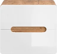 Szafki łazienkowe - Elior Szafka pod umywalkę nablatową Borneo 8X 60 cm - Biały - miniaturka - grafika 1