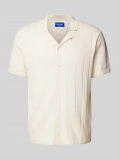 Koszule męskie - Koszula casualowa z imitacji dzianiny - grafika 1