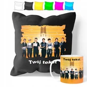 Kołdry i poduszki dla dzieci - ZESTAW: KUBEK + POSZEWKA - BTS KPOP - PREZENT WIELE WZORÓW + IMIĘ - miniaturka - grafika 1