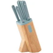 Noże kuchenne - Zestaw noży w bloku Slate 7 elementów BergHOFF - miniaturka - grafika 1