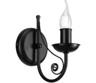 Lampy ścienne - Kinkiet DONATO 1xE14/40W/230V czarny - miniaturka - grafika 1