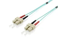 Kable światłowodowe - Equip 255333 kabel optyczny 30 m SC OM3 Turkusowy - miniaturka - grafika 1