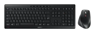 CHERRY JD-8550FR-2 klawiatura Dołączona myszka Dom/Biuro RF Wireless AZERTY Francuski Czarny - Zestawy myszka + klawiatura - miniaturka - grafika 1