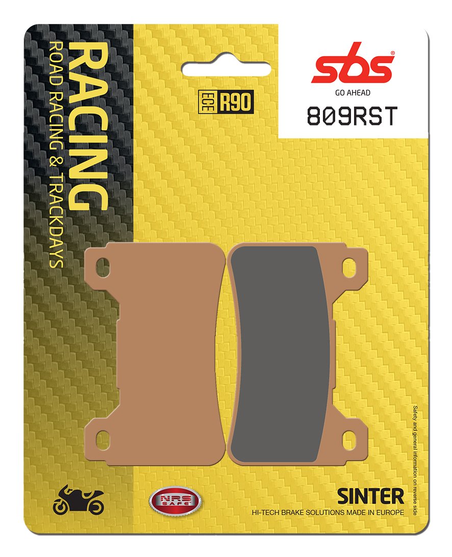 Klocki hamulcowe SBS 809RST Road Racing Sinter do Honda CBR RR Fireblade SP CB R RA 600 - 1000 ccm Bj. 2004 - 2016