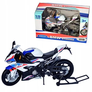 BMW S1000RR model w skali 1:12 WELLY motocykl motor - Samochody i pojazdy dla dzieci - miniaturka - grafika 1