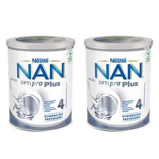 Zestaw Nestle NAN Optipro Plus 4, mleko modyfikowane dla dzieci po 2 roku, 2 x 800 g - Mleko modyfikowane - miniaturka - grafika 1