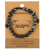 Bransolety męskie - Bransoletka męska z naturalnych kamieni - miniaturka - grafika 1