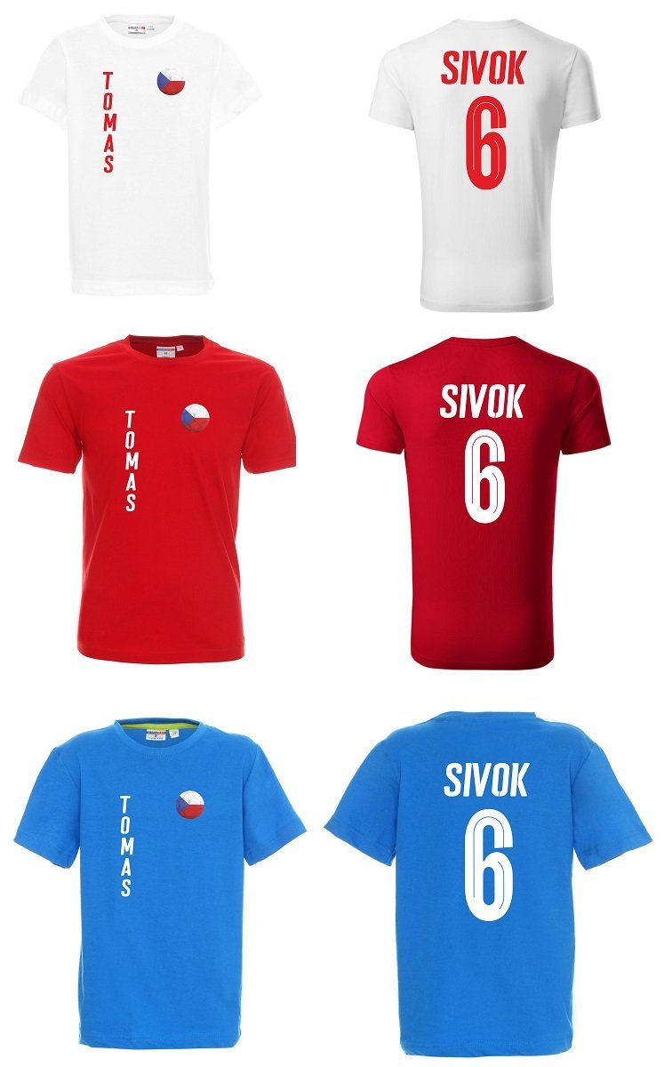 Koszulka CZECHY TOMAS SIVOK 6 JR