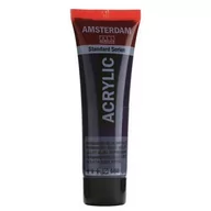 Przybory szkolne - Talens Amsterdam, farba akrylowa, 120 ml, Fiolet transparentny, niebieski - miniaturka - grafika 1