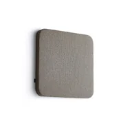 Płyty i maty izolacyjne - Panel akustyczny POLY, zaokrąglone rogi, 600x600x56 mm, ścienny, brązowy - miniaturka - grafika 1