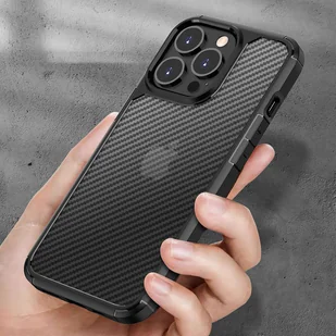 Etui ochronne na telefon Alogy Techsuit CarbonFuse obudowa do Apple iPhone 14 Pro Max Black - Etui i futerały do telefonów - miniaturka - grafika 8