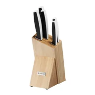 Noże kuchenne - Zestaw noży Noże kuchenne w drewnianym bloku Food 6 szt. AMBITION - miniaturka - grafika 1