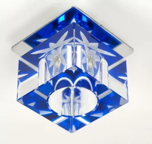 Candellux Podtynkowa halogenowa OPRAWA sufitowa OCZKO SK-47 2217362 chrom Niebieski - Lampy sufitowe - miniaturka - grafika 1